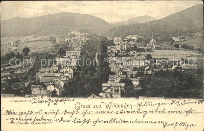 Bad Wildungen Brunnen Allee