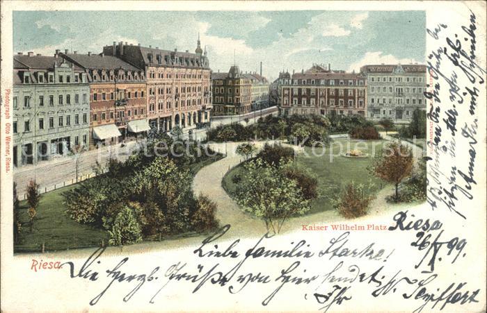 Riesa Sachsen Kaiser Wilhelm Platz
