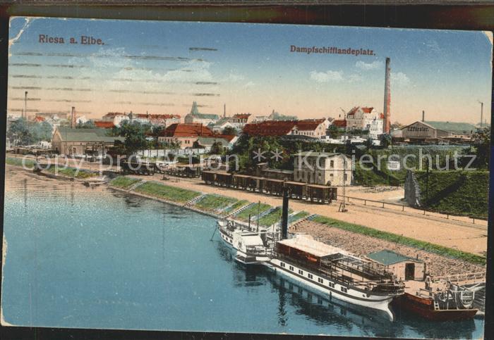 Riesa Sachsen Dampfschifflandeplatz