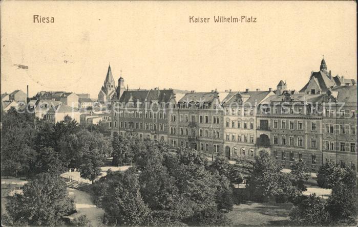 Riesa Sachsen Kaiser Wilhelm Platz