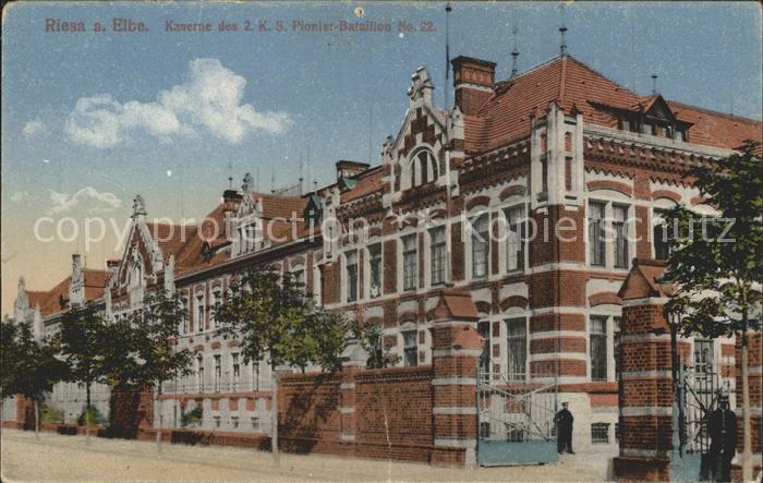 Riesa Sachsen Kaserne des Pionier Bataillon