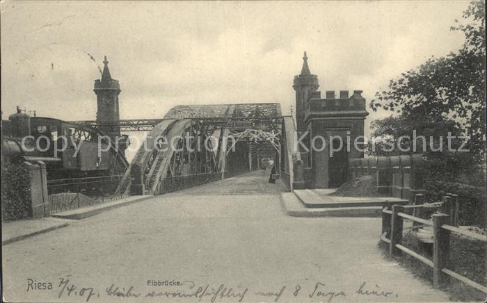 Riesa Sachsen Elbbruecke