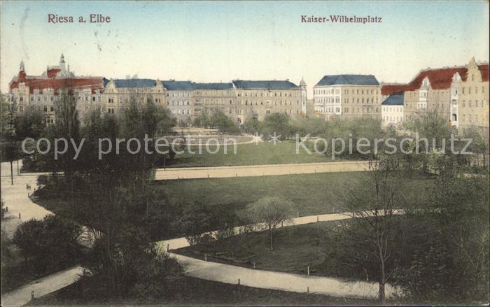 Riesa Sachsen Kaiser Wilhelm Platz