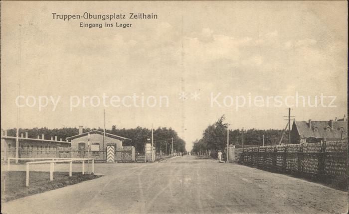 Zeithain Truppen- uebungsplatz Eingang Lager
