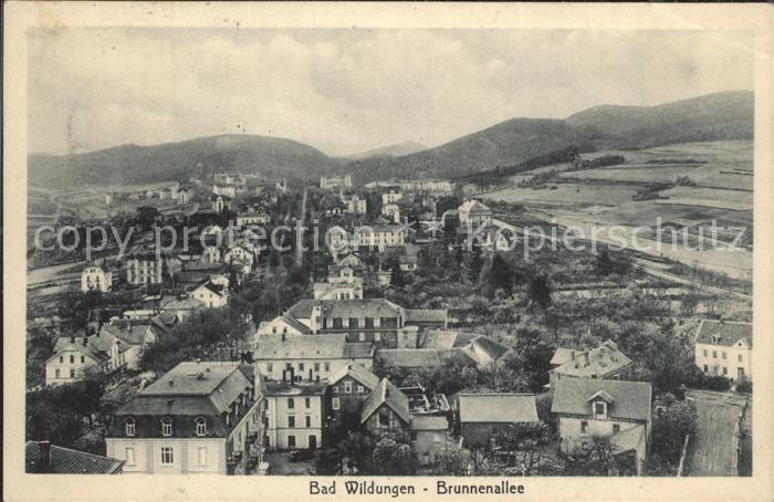 Bad Wildungen Brunnen Allee