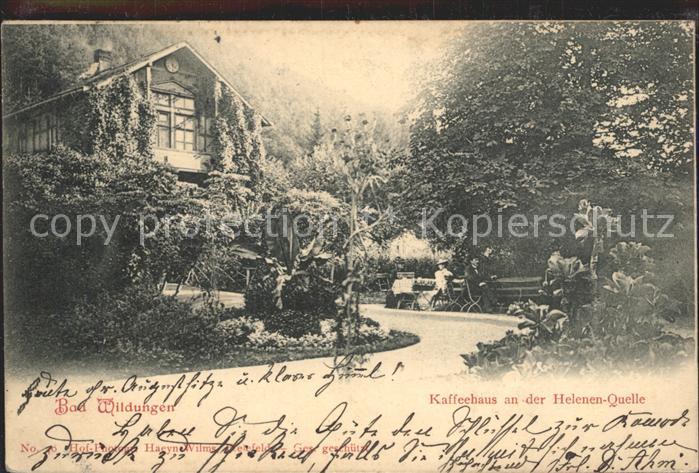 Bad Wildungen Kaffeehaus an der Helenenquelle