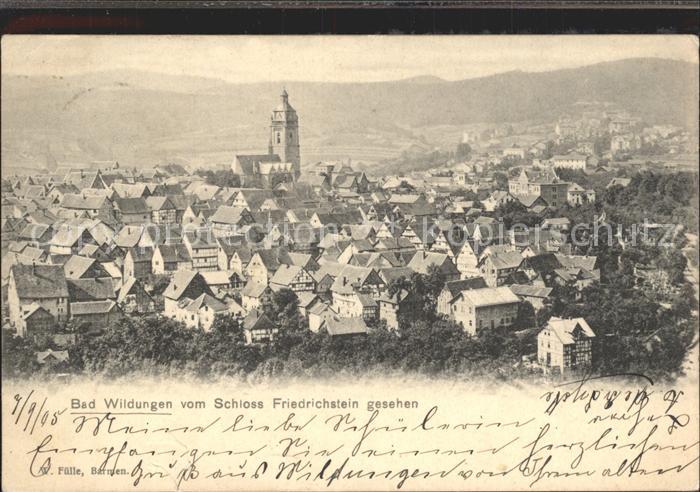 Bad Wildungen Vom Schloss Freidrichstein gesehen