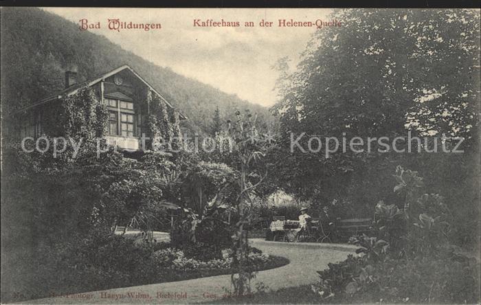 Bad Wildungen Kaffeehaus an der Helenenquelle