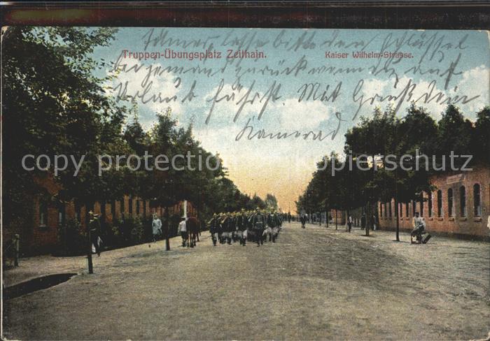 Zeithain Truppen- uebungsplatz Kaiser Wilhelm- Strasse