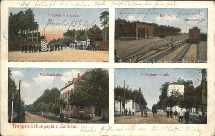 Zeithain Truppen- uebungsplatz Eingang Lager Bahnhof Rabenhorststrasse