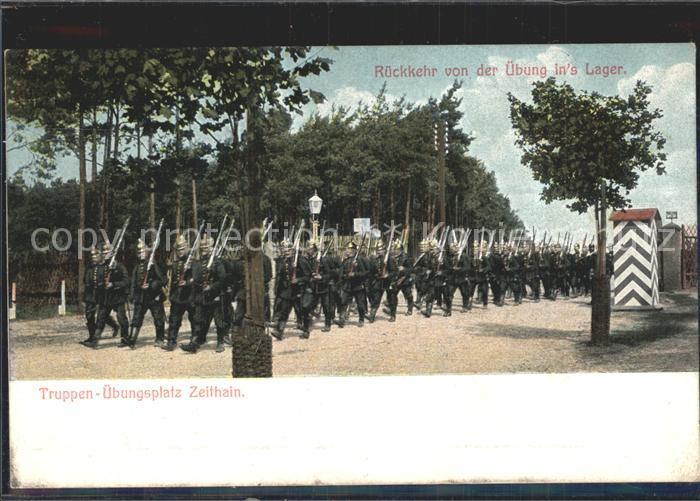 Zeithain Truppen- uebungsplatz Rueckkehr uebung Lager