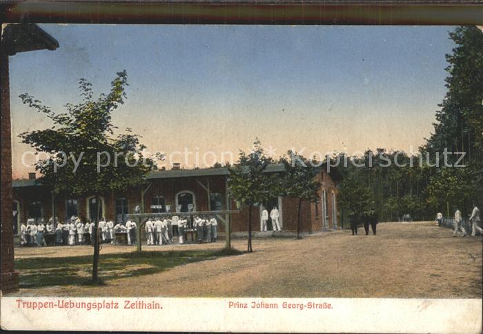 Zeithain Truppen- uebungsplatz Prinz Johann Georg- Strasse