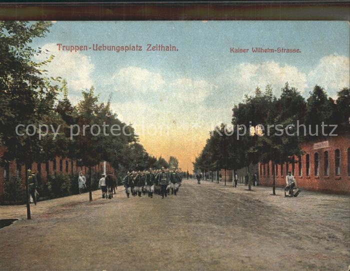 Zeithain Truppen- uebungsplatz Kaiser Wilhelm- Strasse