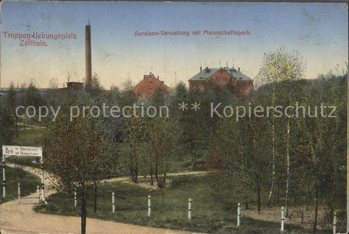 Zeithain Truppen- uebungsplatz Garnisonverwaltung Mannschaftspark