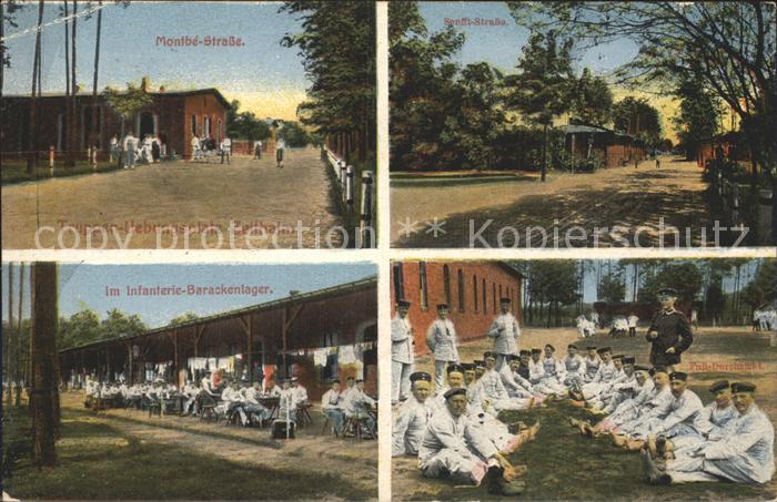 Zeithain Truppen- uebungsplatz Montbé- Strasse Infanterie- Barackenlager