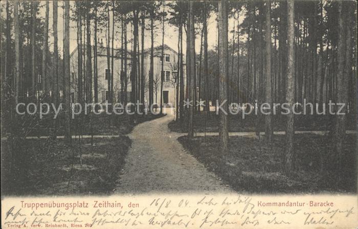 Zeithain Truppen- uebungsplatz Kommandantur- Baracke