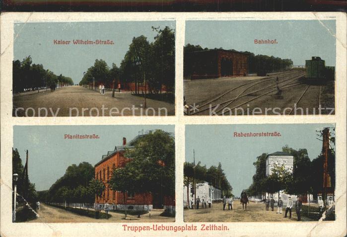 Zeithain Truppen- uebungsplatzKaiser Wilhelm- Strasse Bahnhof Planitzstrasse