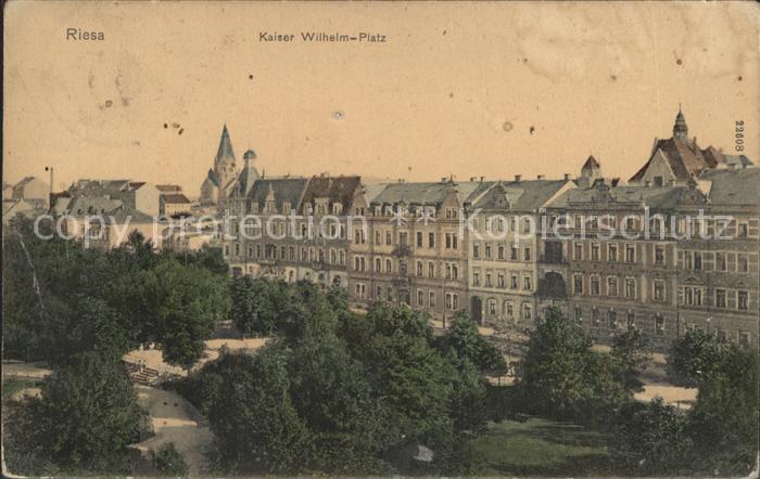 Riesa Sachsen Kaiser Wilhelm- Platz
