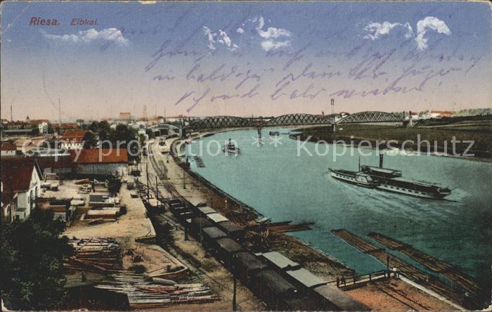 Riesa Sachsen Elbkai