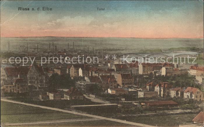 Riesa Sachsen Stadtansicht