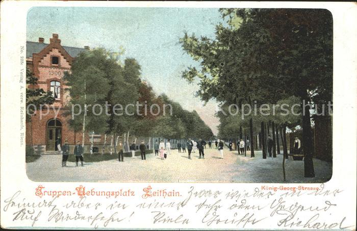Zeithain Truppenuebungsplatz Koenig Georg Strasse