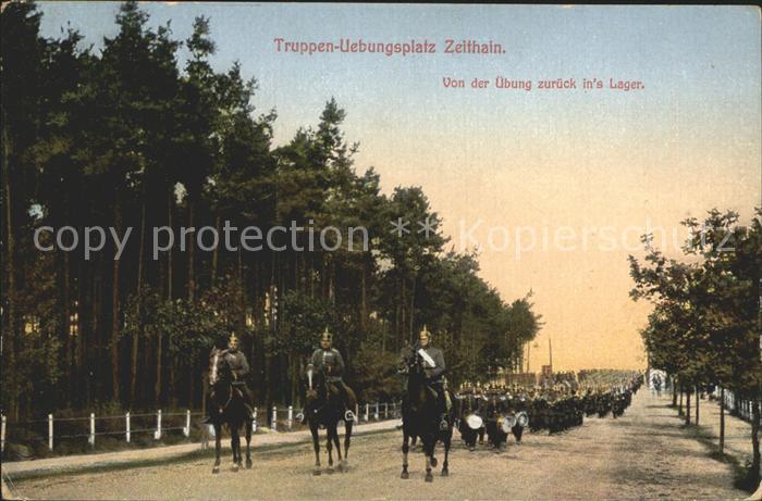 Zeithain Truppenuebungsplatz Von der uebung zurueck ins Lager