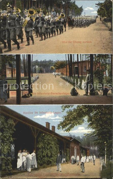 Zeithain Truppenuebungslager Infanterie- Barackenlager Kantine