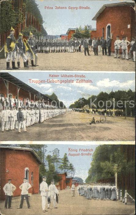 Zeithain Truppenuebungsplatz Prinz Johann Georg- Strasse Kaiser Wilhelm- Strasse