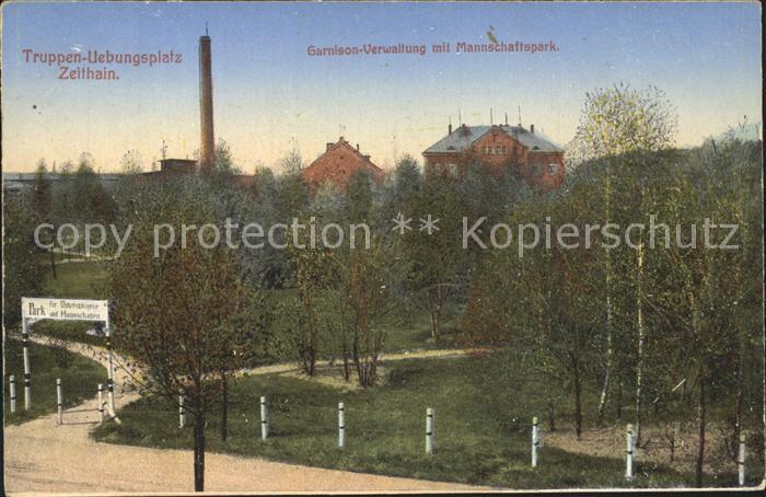 Zeithain Truppenuebungsplatz Garnison- Verwaltung Mannschaftspark