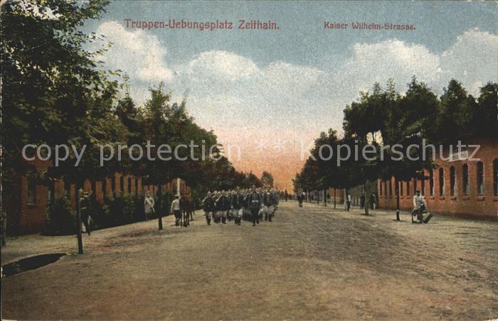 Zeithain Truppenuebungsplatz Kaiser Wilhelm- Strasse
