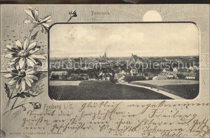 Freiberg Sachsen Panorama