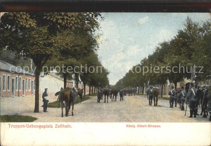 Zeithain Truppenuebungslager Koenig Albert- Strasse