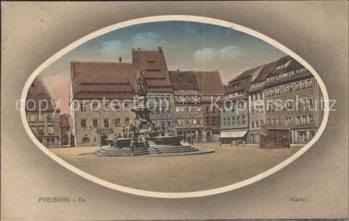 Freiberg Sachsen Markt