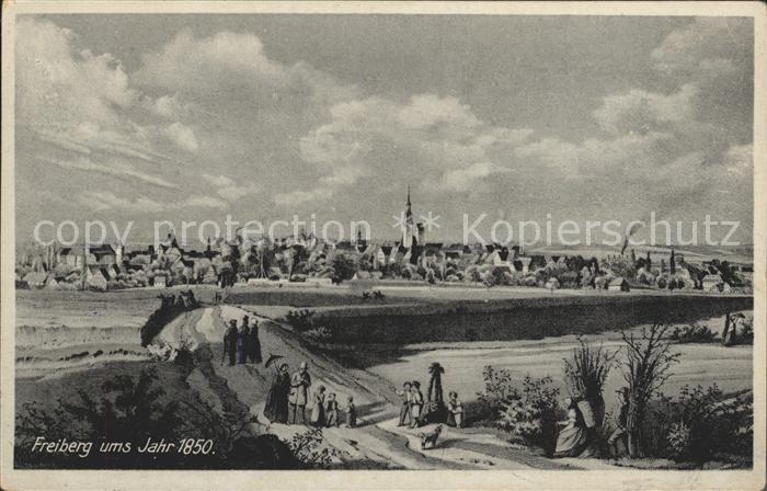 Freiberg Sachsen Stadtansicht