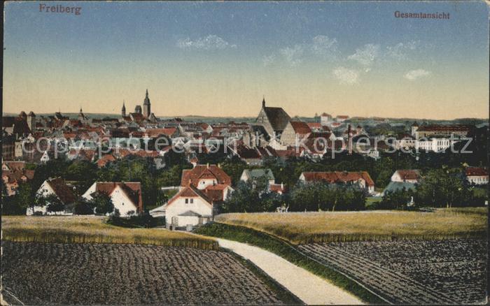 Freiberg Sachsen Gesamtansicht