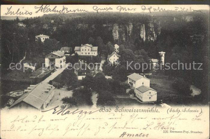 Bad Schweizermuehle Saechsische Schweiz Dorf