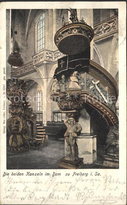 Freiberg Sachsen Dom Kanzeln