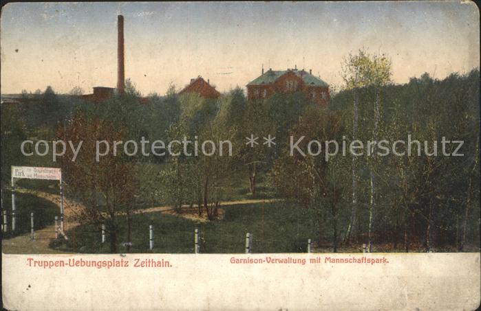 Zeithain Truppenuebungsplatz Garnisonverwaltung Mannschaftspark