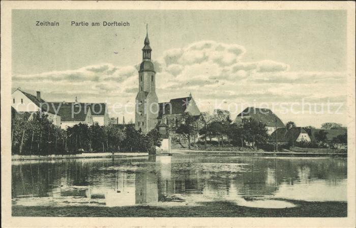 Zeithain Partie am Dorfteich