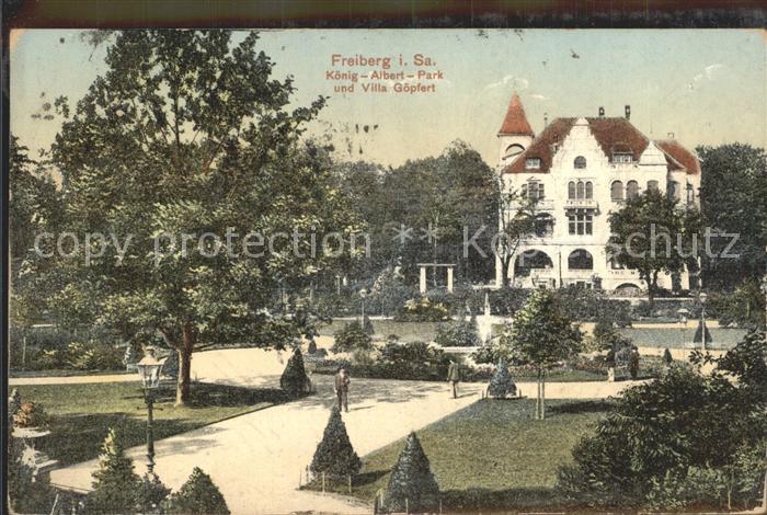 Freiberg Sachsen Koenig Albert- Park Villa Goepfert
