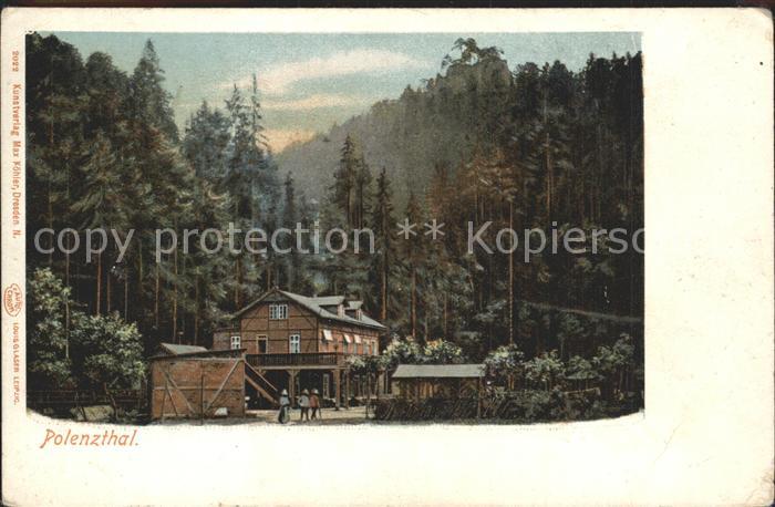 Polenztal Wald Huette