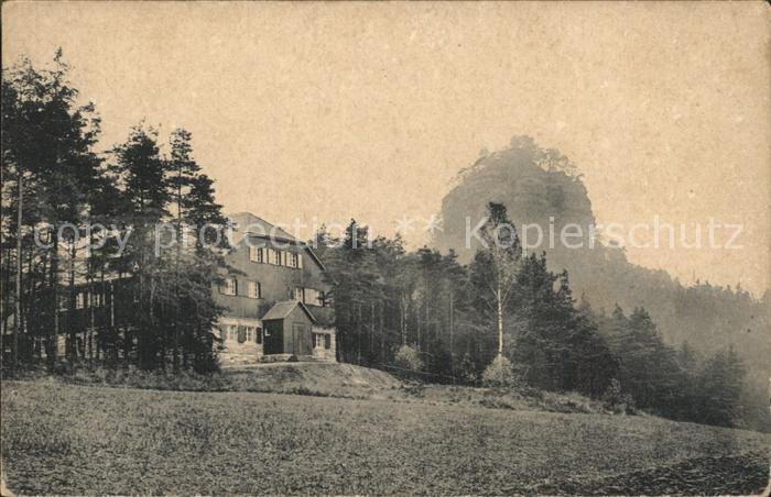 Schoena Elbe Naturfreundehaus am Zirkelstein