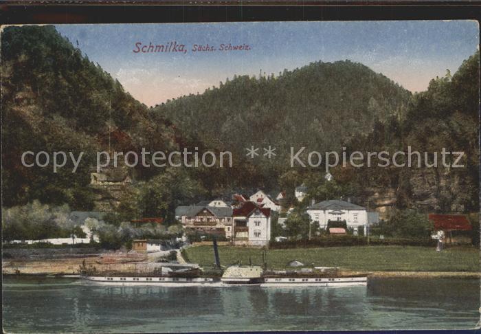 Schmilka Dorf Dampfer