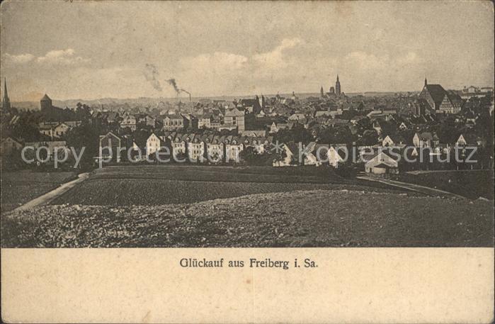 Freiberg Sachsen Stadtansicht