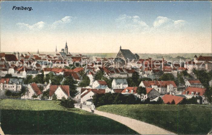 Freiberg Sachsen Stadtansicht