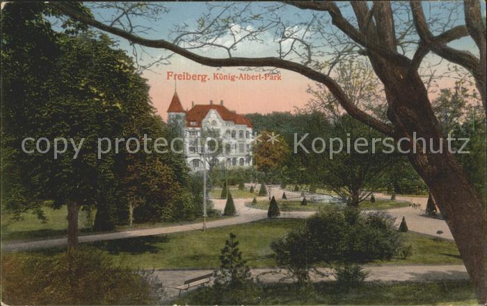 Freiberg Sachsen Koenig Albert- Park