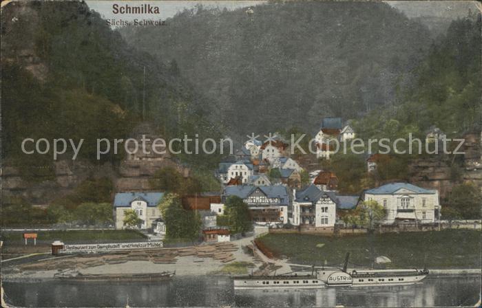 Schmilka Dampfer Dorf