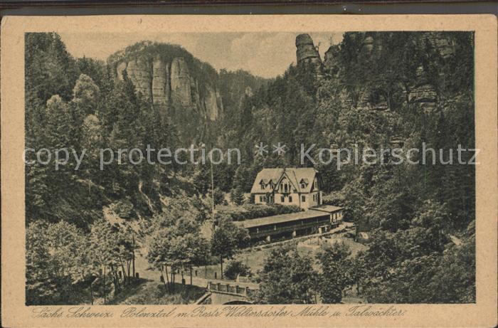 Polenztal Waltersdorfer Muehle Talwaechter