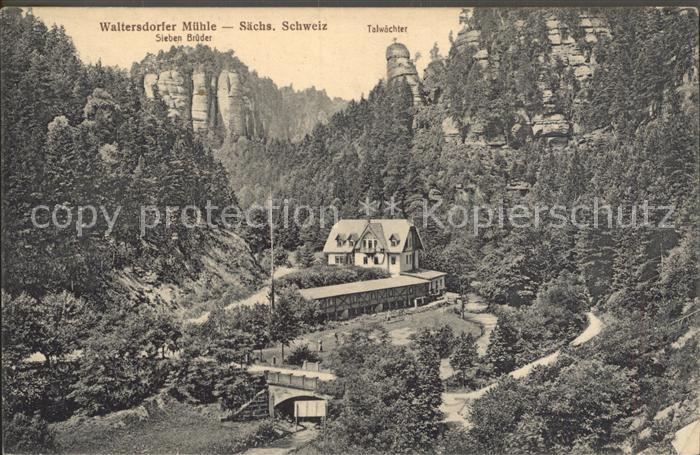 Polenztal Waltersdorfer Muehle Sieben Brueder Talwaechter