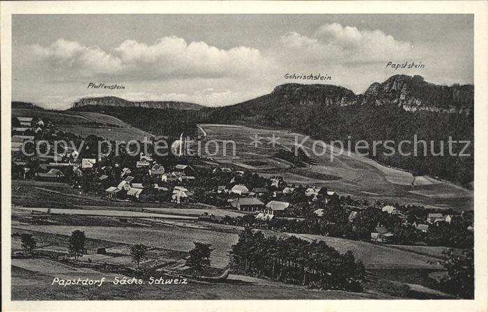 Papstdorf Pfaffenstein Papststein